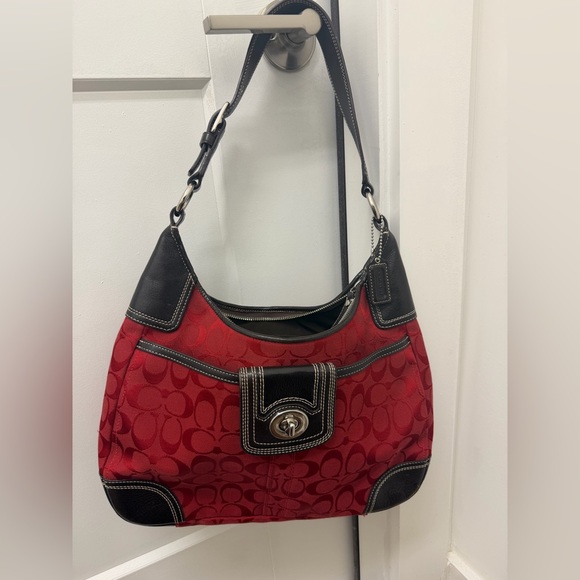 Vintage Coach Signature Hampton Hobo shoulder bag - Picture 7 of 13